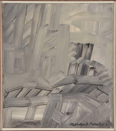 Sergio Romiti (1928 - 2000), “Composizione”, 1993. Acrilico su tela, firmato...