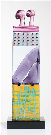 Martin Bradley (1931), “Hiyoku”, 1993. Scultura in vetro soffiato con tecnica...