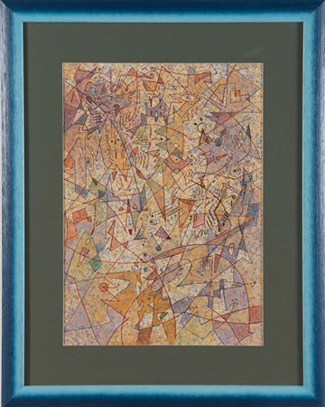 Vincenzo Balsamo (1935 - 2017), “Senza Titolo”, 2008. Tecnica mista su carta,...