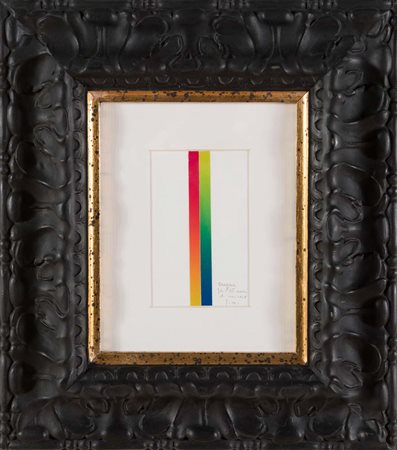 Getulio Alviani (1939 - 2018), “Senza Titolo”. Tecnica mista e collage su...