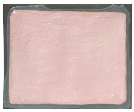 Enzo CACCIOLA (Arenzano, 1945 ) 5-8-1974 1974 cemento e asbesto su tela cm....