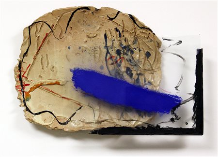 Marco GASTINI (Torino 1938 ) Estate 2011 terracotta smaltata e vetro cm. 40 x...