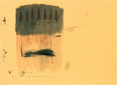 Piero PIZZI CANNELLA (Rocca di Papa 1955-11-20 ) Senza titolo 1989 tecnica...