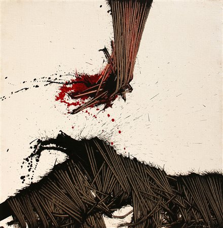 Emilio SCANAVINO (Genova 1922-02-28 Milano 1986-11-28) Dall'alto 1974 olio su...