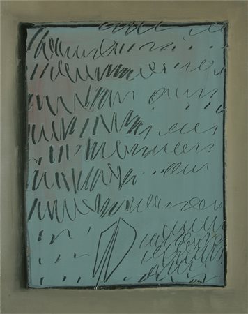 Agostino FERRARI (Milano 1938-11-09 ) Senza titolo 1964 tecnica mista su...