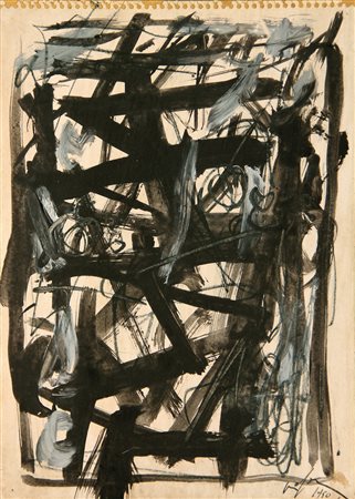 Emilio VEDOVA (Venezia 1919-08-09 Venezia 2006-10-25) Senza titolo 1950...