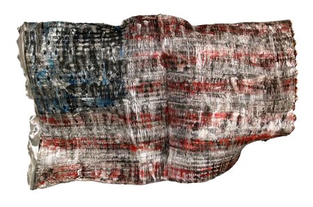 M'HORO' ( ) American flag MS28471 struttura metallica modulare policroma cm....