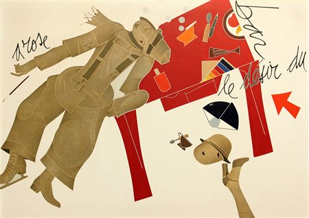 Emilio TADINI (Milano 1927-06-05 Milano 2002-09-24) Il desiderio del pittore...