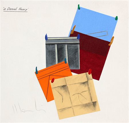 Aldo MONDINO (Torino 1938-10-04 Torino 2005-03-10) A Daniel Henry 1970...