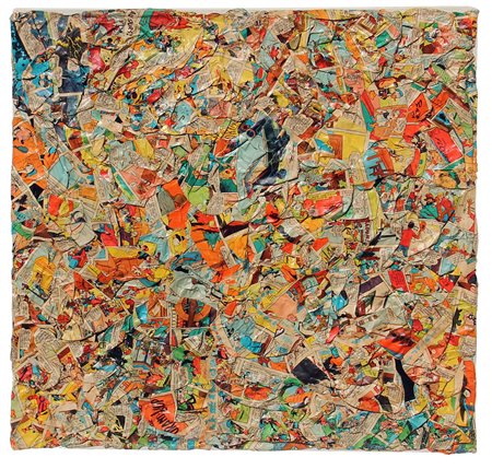 Arturo CARMASSI (Lucca 1925-07-02 Empoli 2015) BandPataBitte 2005 collage su...