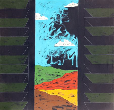 Tano FESTA (Roma 1938-11-02 Roma 1988-01-09) Senza titolo 1984 acrilico su...