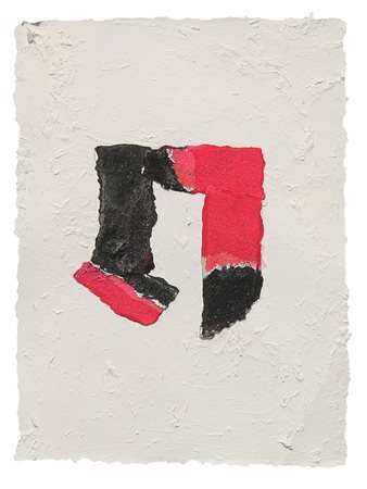 Pino PINELLI (Catania 1938-10-01 ) Senza titolo 1991 tecnica mista su carta...