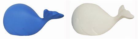 Carlo RIZZETTI (Bruxelles, 1969 ) The Rainbow Whale plastica cm. 30 x 60 x...