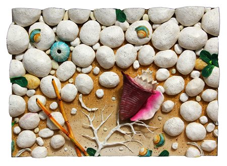 Piero GILARDI (Torino 1942-08-03 ) Mariscos 2009 poliuretano espanso cm. 50 x...