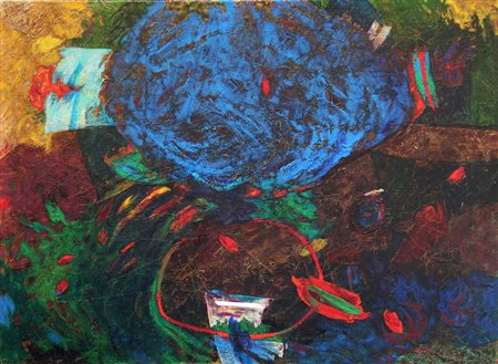 Gianni DOVA (Roma 1925-01-08 Pisa 1991-10-14) Tromba d'aria ai Ronchi 1984...