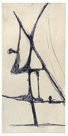 Carmelo CAPPELLO (Ragusa, 1912 Milano, 1996 ) Senza titolo penna su carta...