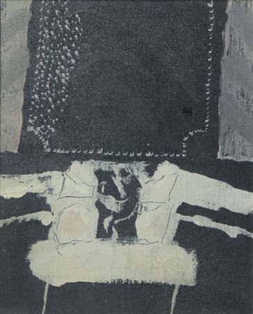 Bruno Chersicla Trieste 1937-2015 "Cerambice" cm. 24x19 - olio su tela su...