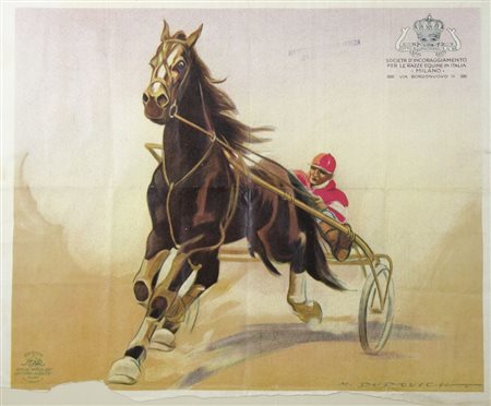 Marcello Dudovich Trieste 1878-Milano 1962 "Società d'incoraggiamento per le...