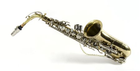 Sassofono in ottone. Buescher Aristocrat USA.