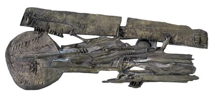 Pomodoro Giò, SENZA TITOLO bronzo, cm 43x102x1,5 eseguito nel 1960 L’opera è...