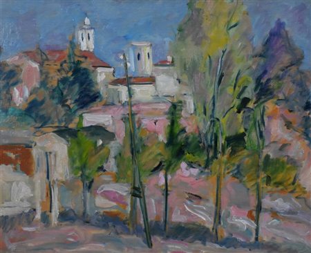 Tosi S., Senza titolo olio su tavola, cm 40x50 eseguito nel 1941 sul resto:...