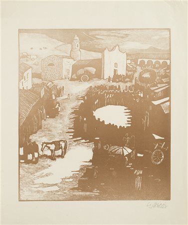 Giuseppe Biasi da Teulada (Sassari 1885 - Andorno Micca (BI) 1945)"Ballo...