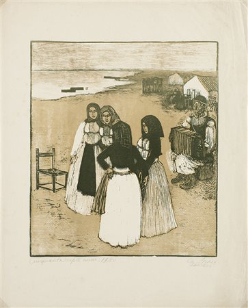 Giuseppe Biasi da Teulada (Sassari 1885 - Andorno Micca (BI) 1945)"Danzatrici...