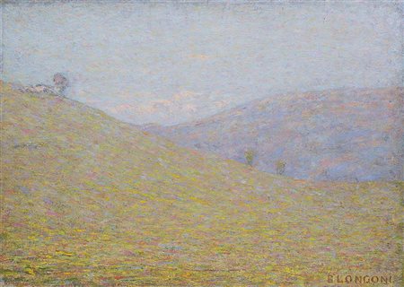 Emilio Longoni (Barlassina 1859 - Milano 1932)"Serina" 1925-1930 olio su tela...