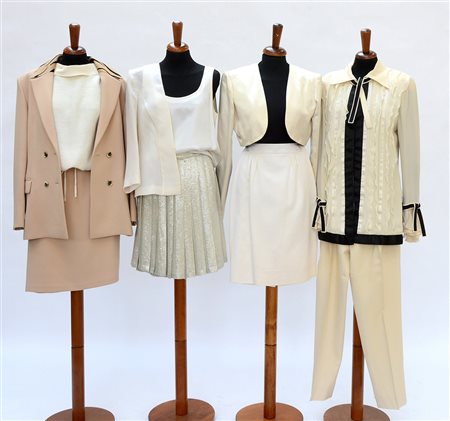 ANDRE VAN KLEE, GENNY e anonimiLotto composto da un tailleur, un...