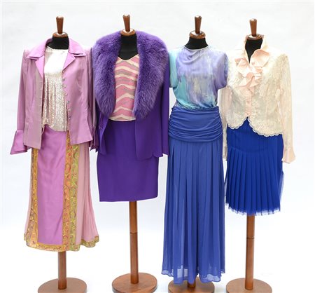 ANDRE VAN KLEE, BASILE MARINES e anonimiLotto composto da due tailleurs di...