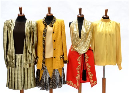 ANDRE VAN KLEE, MARINESLotto composto da un tailleur, un completo gonna e...