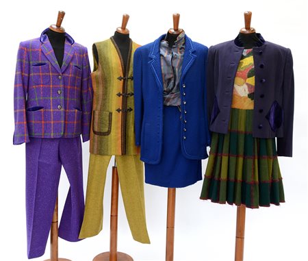 ANDRE VAN KLEE, MARINES, PANCALDILotto composto da tre tailleurs, un...