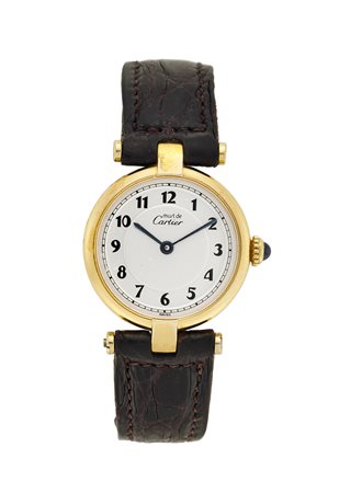 CARTIER (boutique)Orologio da polso da donna argento doratoAnni...