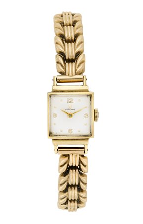OMEGAOrologio da polso da donna in oro 18K con braccialeAnni...
