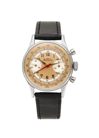 KELBERT, CronografoOrologio da polso da uomo in acciaioAnni '50Quadrante...