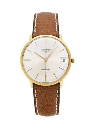 LONGINESOrologio da polso da uomo in oro 18KAnni '50Quadrante, movimento e...