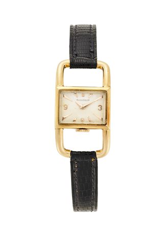JAEGER LECOULTRE LUCCHETTO Orologio da polso da donna in oro 18KAnni...