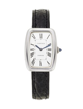 CARTIER Orologio da polso da donna in platinoAnni '70'/80Quadrante, movimento...