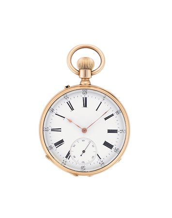 ANONIMOOrologio da tasca da uomo in oro 18KEpoca 1880/1890Movimento con...