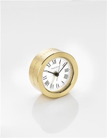 TIFFANY&COOrologio da scrivania in metalloEpoca recenteQuadrante...