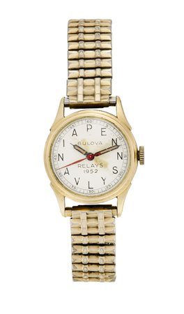 BULOVAOrologio da polso da donna in metallo laminatoAnni '50Quadrante,...