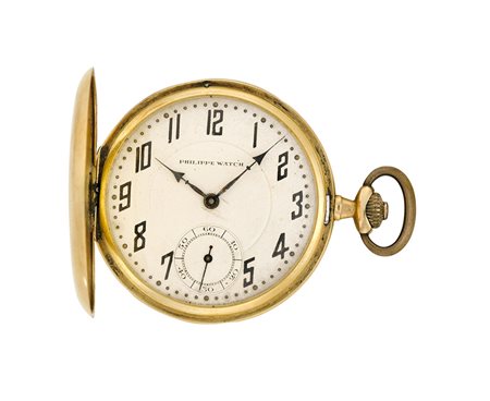 PHILIPPE WATCHOrologio da tasca da uomo in oro 18K, savonetteQuadrante...
