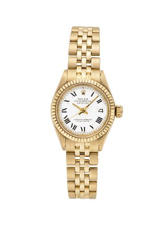 ROLEX LADYOrologio da polso da donna in oro 18KAnni '70Quadrante, movimento e...