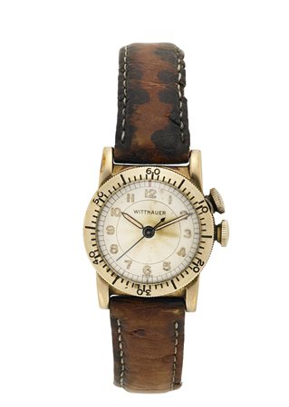 WITTNAUEROrologio da polso da donna in metallo laminatoAnni '40Quadrante,...