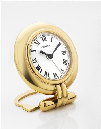 CARTIEROrologio da viaggio in metalloAnni '90/2000Quadrante e cassa...