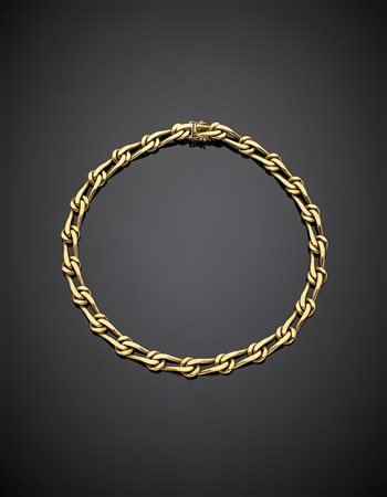 CHIAMPESANCollier a catena in oro giallo, g 110,17, lungh. cm 41 circa....