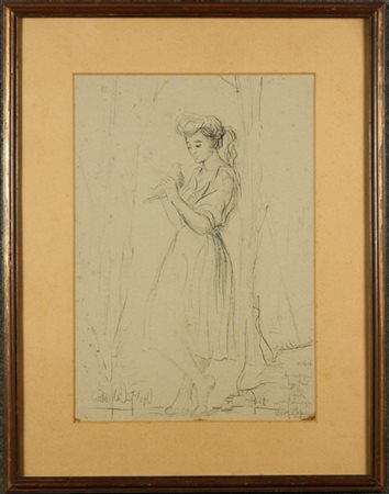 Firmato, datato. CARPANINI GIORGIO - Nato a Piacenza nel 1914. Allievo di...