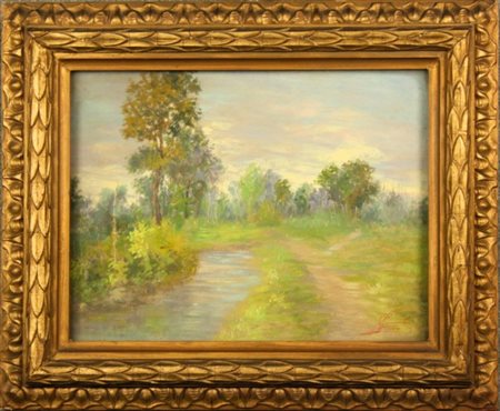 Firmato. LAURENTI NICOLA - Nato a Ferrara nel 1873. Morto a Milano nel 1943....