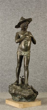 VARLESE GIOVANNI - Napoli, 1888-1922. Scultura in bronzo montata su base di...