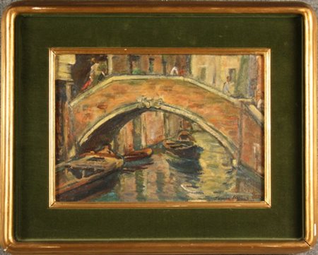 Firmato, datato. SCARPA CROCE LUIGI - Venezia, 1901-1967. Ha partecipato alle...